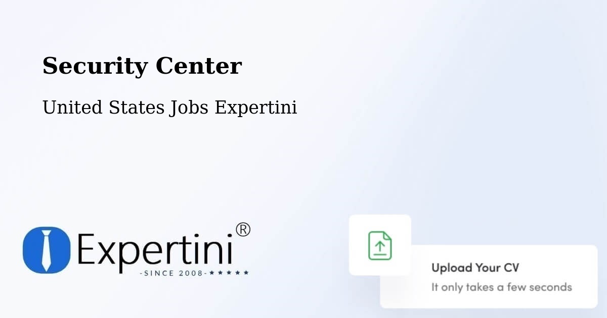 Security Center - United States Jobs Expertini